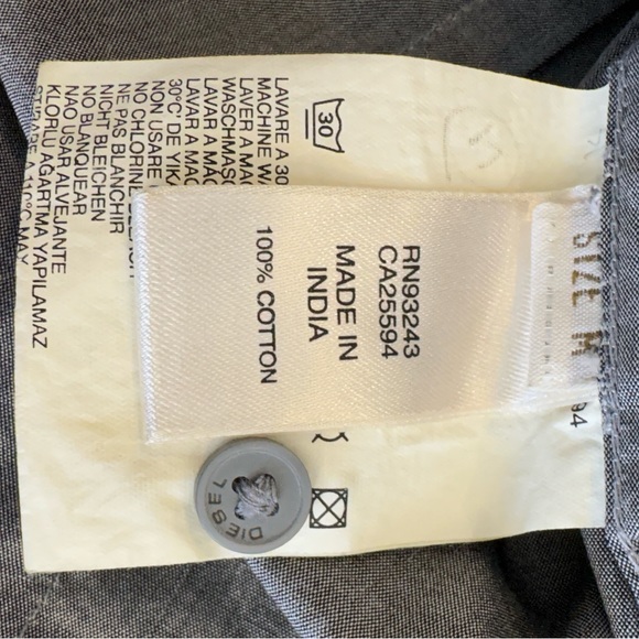 Diesel project cotton men’s shirt. Size medium - slim fit. - Picture 6 of 9